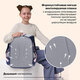 Рюкзак BRAUBERG SNAP, 2 отделения, 3 кармана, "Синяя лапка", 39х28х16 см, 274436