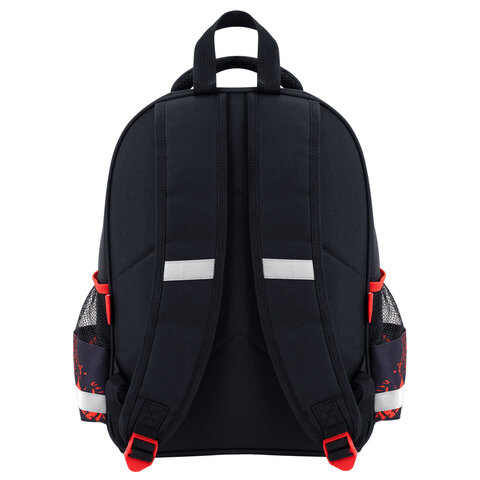 Рюкзак ПИФАГОР SCHOOL, 1 отделение, 3 кармана, "Revving car", 38x28х14 см, 274439 - фото 4