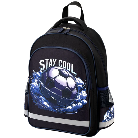 Рюкзак ПИФАГОР SCHOOL, 1 отделение, 3 кармана, "Stay cool", 38x28х14 см, 274440
