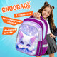 Рюкзак SNOOBAG (СНУБЭГ) FLOSSY, 2 отделения, 3 кармана, "Мечтатель", объемный дизайн, 40х28х18 см, 274441