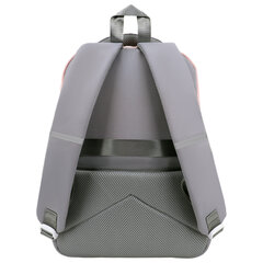 Рюкзак SNOOBAG (СНУБЭГ) PROACTIVE с кошельком, 2 отделения, &laquo;Улыбка&raquo;, серо-розовый, 40&times;29&times;17 см, 274445