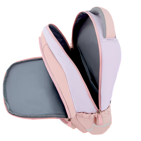 Рюкзак SNOOBAG (СНУБЭГ) PROACTIVE, 2 отделения, 7 карманов, Delicate, сиреневый, 40х29х17 см, 274446 - фото 6