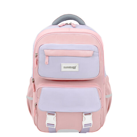 Рюкзак SNOOBAG (СНУБЭГ) PROACTIVE, 2 отделения, 7 карманов, Delicate, сиреневый, 40х29х17 см, 274446 - фото 2