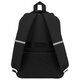 Рюкзак SNOOBAG (СНУБЭГ) PROACTIVE с кошельком, 2 отделения, "Позитив", черно-белый, 40х29х17 см, 274447