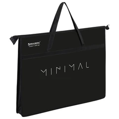 Папка для рисунков и чертежей с ручками BRAUBERG А3, пластик, молния сверху, "Минимал", 274542