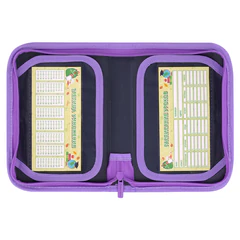 Пенал BRAUBERG KIDS, 1 отделение, 2 откидные планки, 21х14 см, "Лисичкин дзен", 274544