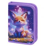 Пенал BRAUBERG KIDS, 1 отделение, 2 откидные планки, 21х14 см, "Лисичкин дзен", 274544