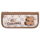 Пенал мягкий BRAUBERG KIDS, 2 отделения, полиэстер, "Capybaras", 22x10x6 см, 274582