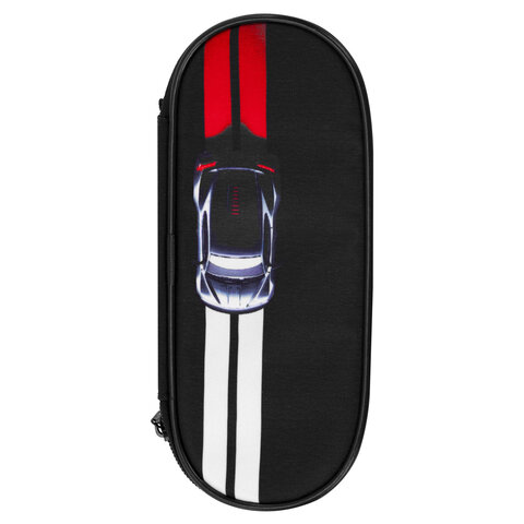 Пенал-футляр BRAUBERG, 1 отделение, органайзер, полиэстер, 22x9х5 см, "Upright car", 274586 - фото 3
