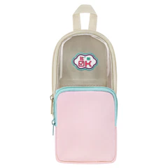 Пенал мягкий BRAUBERG KIDS, 1 отделение, с кармашком, полиэстер/ПВХ, "Рюкзачок", 22х10х7 см, 274590