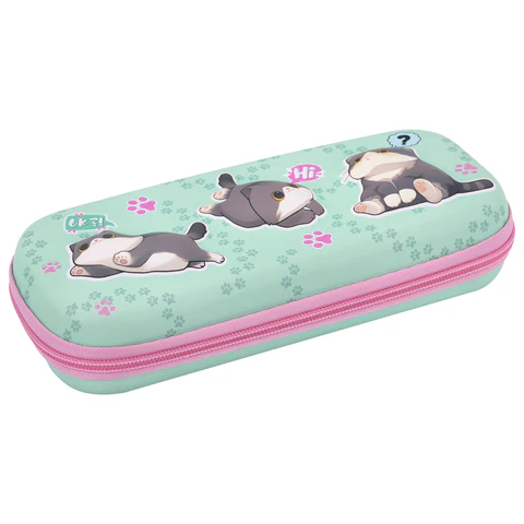 Пенал BRAUBERG, 1 отделение, 1 откидная планка, EVA, 22х10х5 см, "Милые коты", 274604 - фото 6