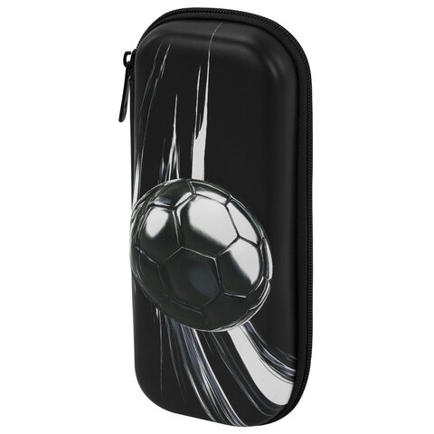 Пенал BRAUBERG, 1 отделение, 1 откидная планка, EVA, 22х10х5 см, "Metal ball", 274606