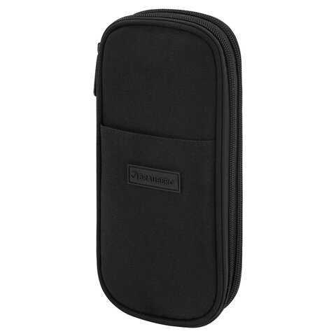 Пенал-трансформер BRAUBERG, полиэстер, 22х10х3 см, "Black", 274609