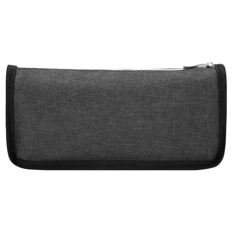 Пенал мягкий BRAUBERG, 2 отделения, полиэстер, "Little catcher", серый, 21х9х6 см, 274611 - фото 3