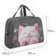 Сумка для занятий BRAUBERG KIDS с ручками, с плечевым ремнем, подкладка, 35x25x15 см, "Кот-мурлыка", 274629