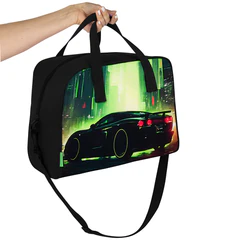 Сумка для занятий BRAUBERG KIDS с ручками, с плечевым ремнем, подкладка, 35&times;25&times;15 см, &laquo;Зеленый город&raquo;, 274630