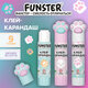 Клей-карандаш 9 г, кросс-серия "КОШАЧЬИ ЛАПКИ", фигурный колпачок, ассорти, FUNSTER (ФАНСТЕР), 274660