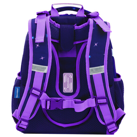 Ранец BRAUBERG UP, 2 отделения, с брелоком, "Bright fox", 36х28х15 см, 274665 - фото 4