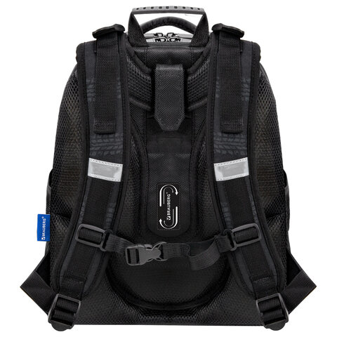 Ранец BRAUBERG UP, 2 отделения, с брелоком, "Speedometer", 36х28х15 см, 274666 - фото 4