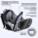 Ранец BRAUBERG UP, 2 отделения, с брелоком, "На полной скорости", 36х28х15 см, 274666