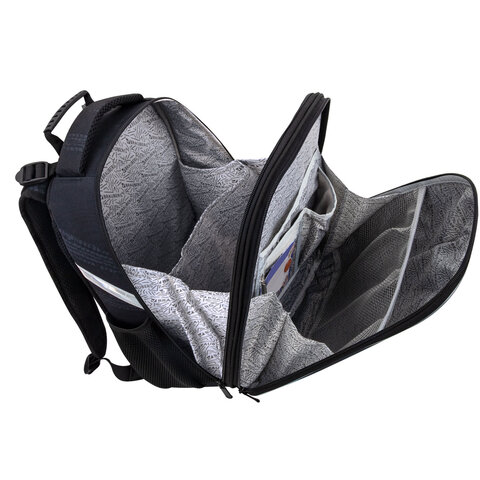 Ранец BRAUBERG UP, 2 отделения, с брелоком, "Speedometer", 36х28х15 см, 274666 - фото 6