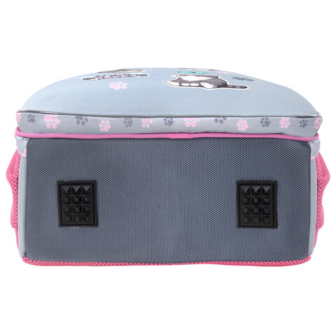 Ранец BRAUBERG UP, 2 отделения, с брелоком, "Милые коты", 36х28х15 см, 274667 - фото 7