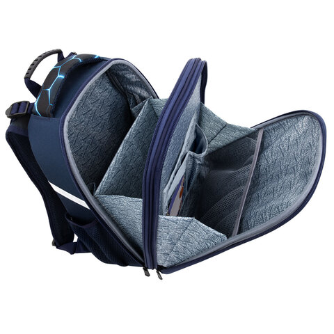 Ранец BRAUBERG UP, 2 отделения, с брелоком, "Game battle", 36х28х15 см, 274668 - фото 6