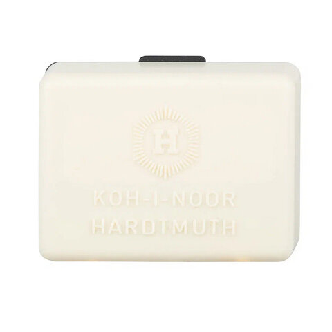 Ластик-клячка KOH-I-NOOR, 37х25х9 мм, голубой, мягкий, натуральный каучук, пластиковый футляр, 6422015007KD, 6422015007KDRU - фото 2