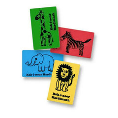 Ластик KOH-I-NOOR &laquo;Animals&raquo;, 35,5&times;23&times;8 мм, ассорти, мягкий, прямоугольный, натуральный каучук, 6200006001KK