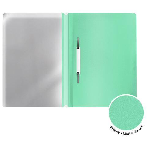 Скоросшиватель пластиковый ERICH KRAUSE "Matt Pastel Bloom", A4, 120/180 мкм, ассорти, 61129