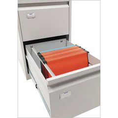 Шкаф картотечный ПРАКТИК &laquo;AFC-02&raquo;, 695&times;470&times;646 мм, 2 ящика, для 110 подвесных папок, формат папок Foolscap или A4 (БЕЗ ПАПОК)