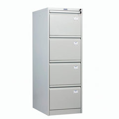 Шкаф картотечный ПРАКТИК &laquo;AFC-04&raquo;, 1320&times;470&times;646 мм, 4 ящика, для 220 подвесных папок, формат папок Foolscap или A4 (БЕЗ ПАПОК)