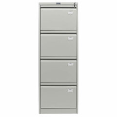 Шкаф картотечный ПРАКТИК &laquo;AFC-04&raquo;, 1320&times;470&times;646 мм, 4 ящика, для 220 подвесных папок, формат папок Foolscap или A4 (БЕЗ ПАПОК)