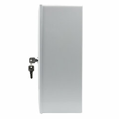 Шкафчик-аптечка металлический, навесной, 1 полка, ключевой замок, стекло, 330&times;280&times;140 мм