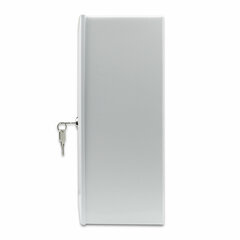 Шкафчик-аптечка металлический &laquo;Призма&raquo;, навесной, 2 полки, ключевой замок, 330&times;280&times;140 мм