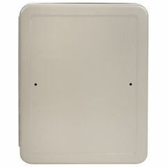 Шкафчик (Ключница) на 90 ключей BRAUBERG, 300&times;240&times;80 мм, с замком, +90 брелоков, серый, 290339