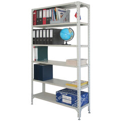 Стеллаж металлический &laquo;УНИВЕРСАЛ&raquo;, 2000&times;1000&times;400 мм, УСИЛЕННЫЕ СТОЙКИ, 6 полок, регулируемые опоры, 290349