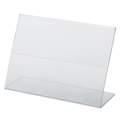 Держатели для ценников, 60&times;40 мм, КОМПЛЕКТ 25 шт., ПЭТ, BRAUBERG, 290407