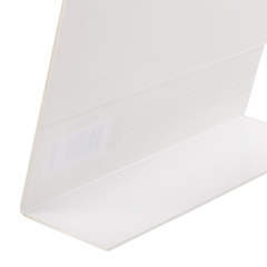 Подставка настольная для рекламных материалов ВЕРТИКАЛЬНАЯ (210&times;297 мм), А4, односторонняя, BRAUBERG, 290418