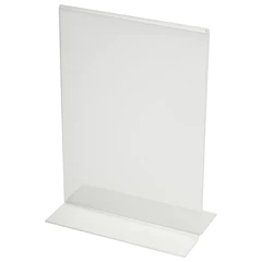 Подставка настольная для рекламных материалов МАЛОГО ФОРМАТА (150&times;210 мм), А5, двусторонняя, вертикальная, BRAUBERG, 290424