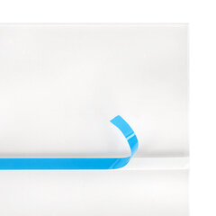 Подставка настенная для рекламных материалов ВЕРТИКАЛЬНАЯ (210&times;297 мм), А4, САМОКЛЕЯЩАЯСЯ, BRAUBERG, 290432