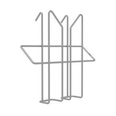 Лоток навесной для стоек ПАРУС, А5, 160&times;160&times;50 мм, проволочный, хром