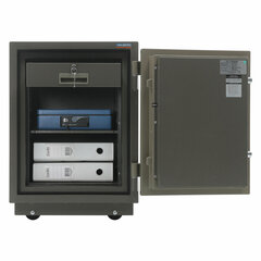 Сейф огнестойкий VALBERG &laquo;FRS-66T EL&raquo;, 672&times;485&times;430 мм, 79 кг, электроный замок + ключ, трейзер, крепление к полу