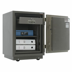 Сейф огнестойкий VALBERG &laquo;FRS-66T EL&raquo;, 672&times;485&times;430 мм, 79 кг, электроный замок + ключ, трейзер, крепление к полу