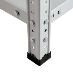 Полки MS (ш1000хг400 мм), КОМПЛЕКТ 7 шт. для металлического стеллажа, фурнитура в комплекте