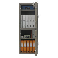 Сейф AIKO &laquo;ТМ-120/<wbr/>2Т&raquo;, 1200&times;440&times;355 мм, 51 кг, 2 отделения, ключевые замки, трейзер, 2 полки