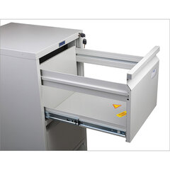 Шкаф картотечный ПРАКТИК &laquo;A-42&raquo;, 685&times;408&times;485 мм, 2 ящика для 84 подвесных папок, формат папок A4 (БЕЗ ПАПОК)