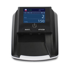 Детектор банкнот MERTECH D-20A TFT, автоматический, ИК, магнитная детекция, АКБ, черный