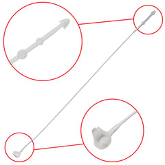 Хомуты LS-FIX для подвешивания ценников и ПВХ-карманов, КОМПЛЕКТ 500 шт., 130 мм, 251030