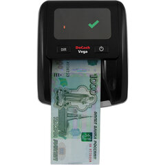 Детектор банкнот DOCASH VEGA, автоматический, ИК, МАГНИТНАЯ, АНТИСТОКС детекция, АКБ